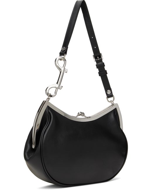 メンズ Vivienne Westwood ブラック Charm Frame バッグ Black