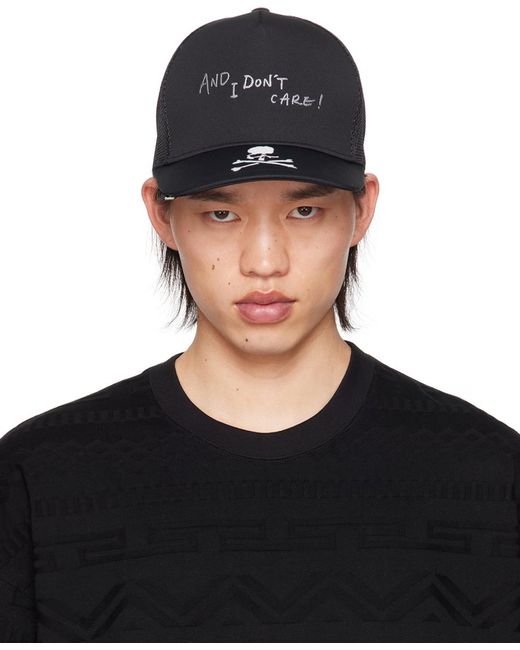 MASTERMIND WORLD Black 'And I Don'T Care' Cap for men