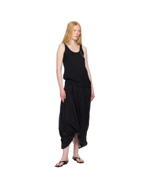 Totême  Black Sablé Tank Top