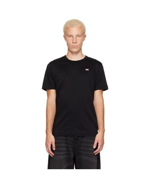 DIESEL Black T-Miegor T-Shirt for men