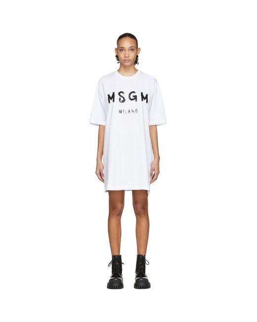 msgm t shirt dress