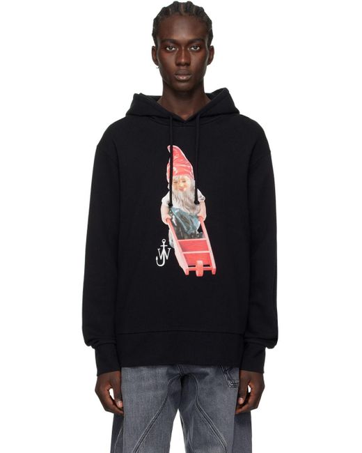 JW Anderson Black Gnome Hoodie for Men | Lyst