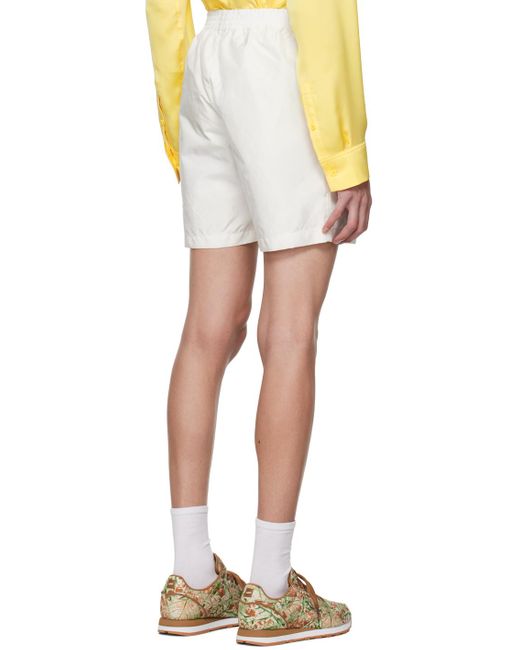 KANGHYUK White Off- Airbag Shorts for men