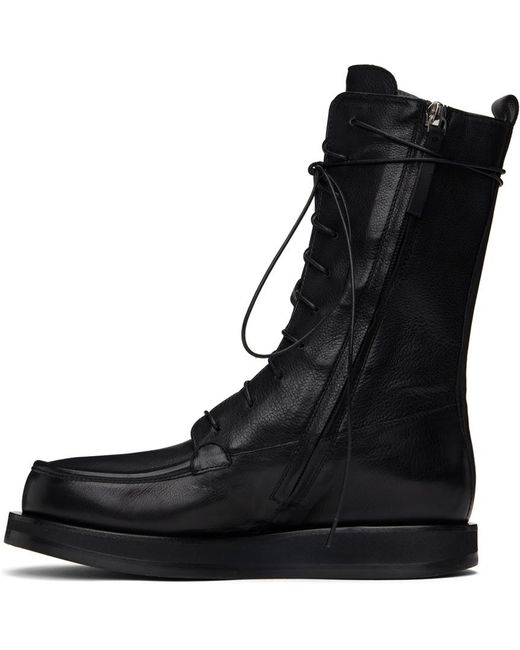 The Row Black Patty Boots