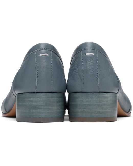 Chaussures À Talon De Style Ballerine Bleues À Bout Tabi Maison Margiela en coloris Black