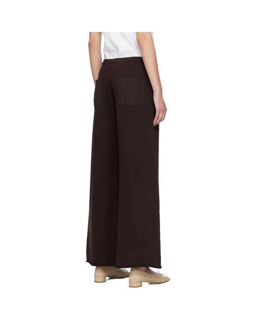 Leset Black Jamie Wide Leg Lounge Pants