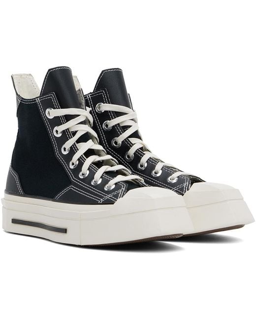 Converse Black Chuck 70 De Luxe Squared High Top Sneakers