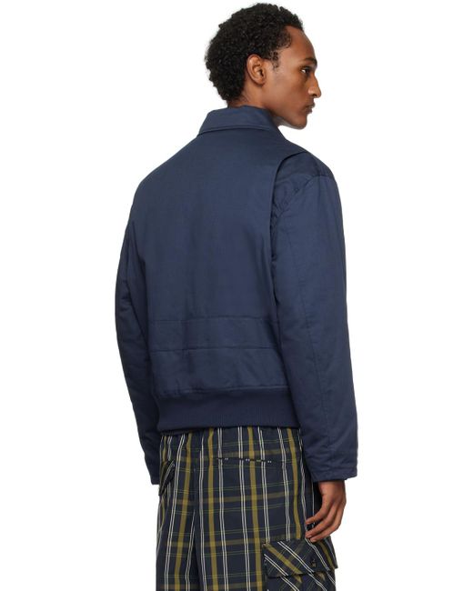 Marni Blue Navy Insulated Jacket for men