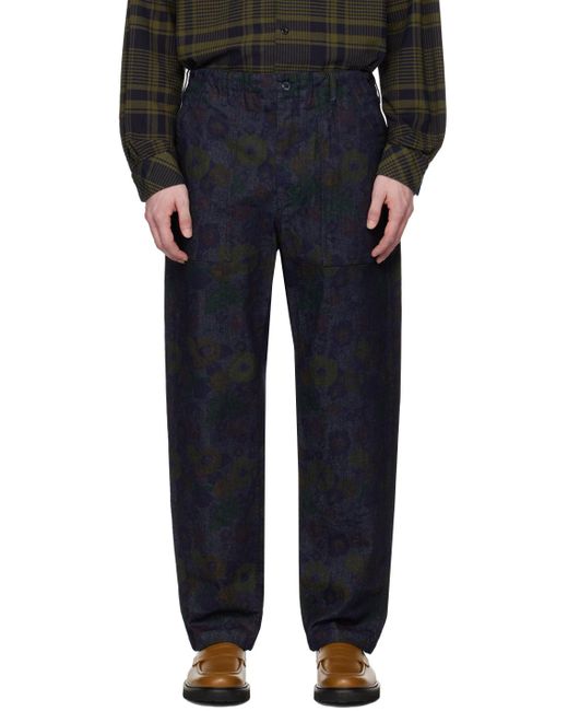 Enginee garments jean indigo à cordon coulissant Engineered Garments pour homme en coloris Black