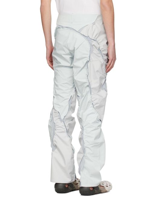 Post Archive Faction PAF White 6.0 Technical Left Trousers for men