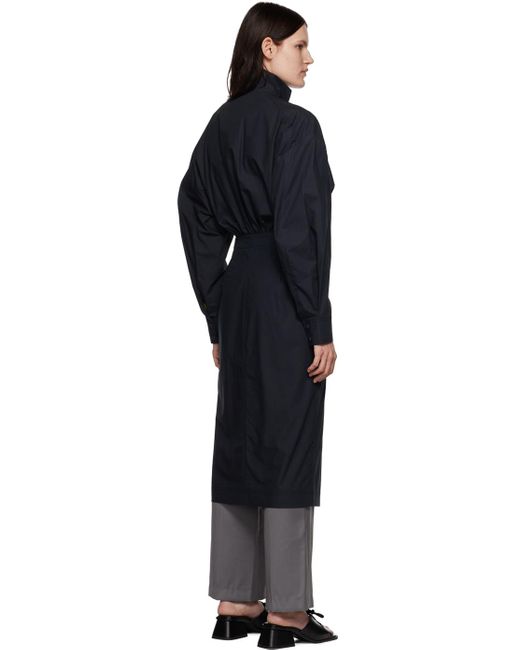 Low Classic Black Jumpsuit Midi Dress