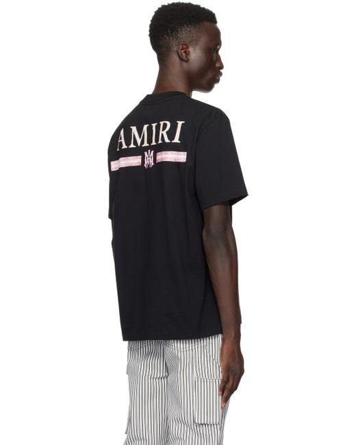 T-shirt noir à logos Amiri pour homme en coloris Black