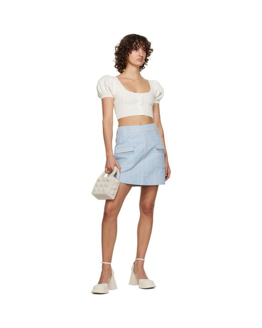 Minijupe rose bleue Shrimps en coloris Blue