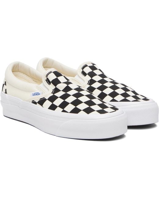 Vans Black Off- & Lx Slip-On Reissue 98 Sneakers