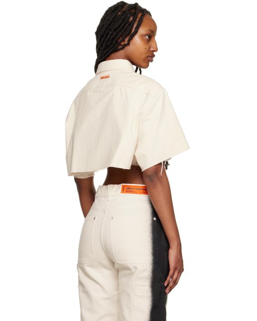Heron Preston Natural White Ex-ray Shirt