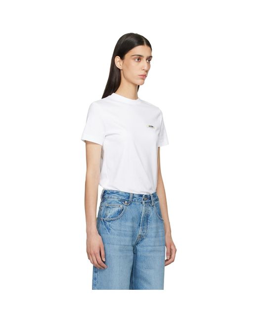 Jacquemus Blue 'The Gros Grain Short-Sleeve' T-Shirt