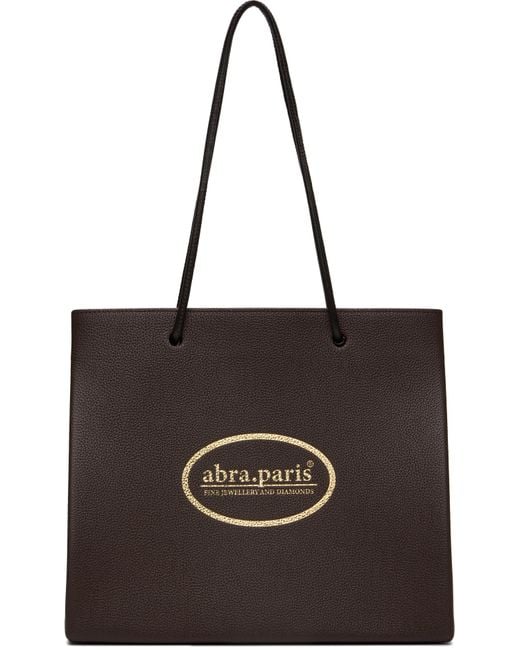 Abra Black Paris' Shopping Tote for men