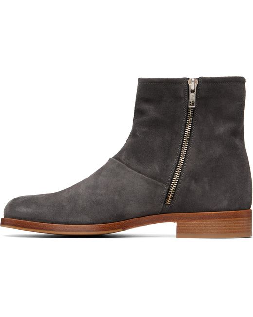 Bottes Gris En Suède À Glissière Common Projects pour homme en coloris Black