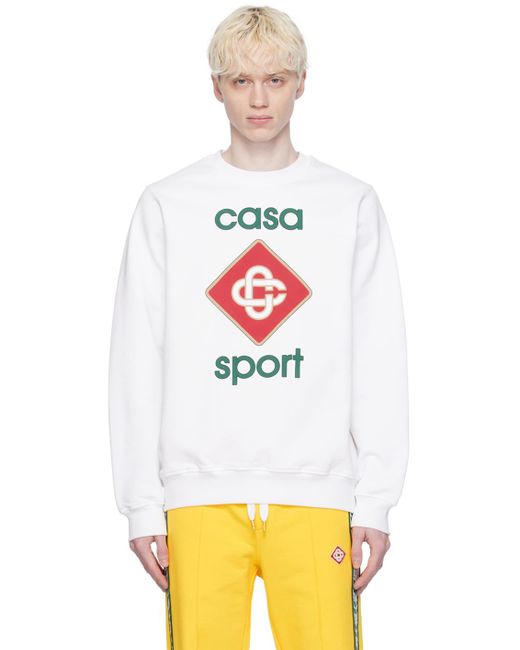 Casablancabrand Gray 'casa Sport' Icon Sweatshirt for men