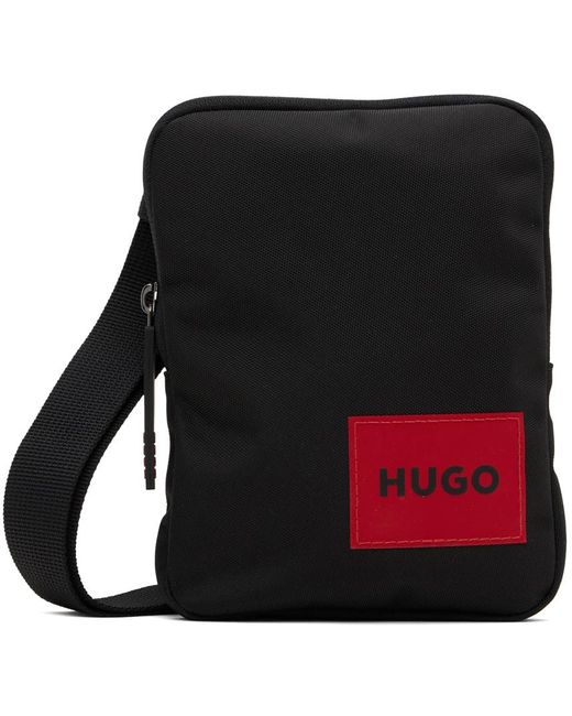 HUGO Synthetic Ethon Messenger Bag in Black for Men | Lyst