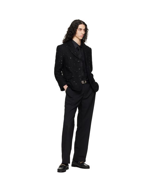 Ernest W. Baker Black Single Breasted Blazer for men