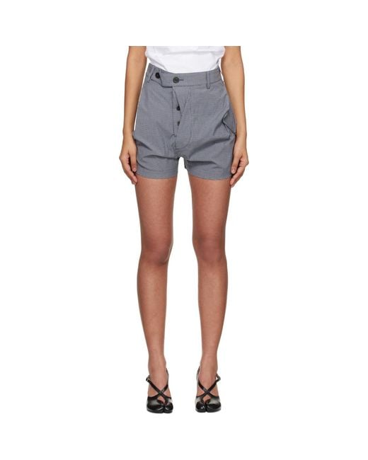 Vivienne Westwood Blue Cotton Shorts