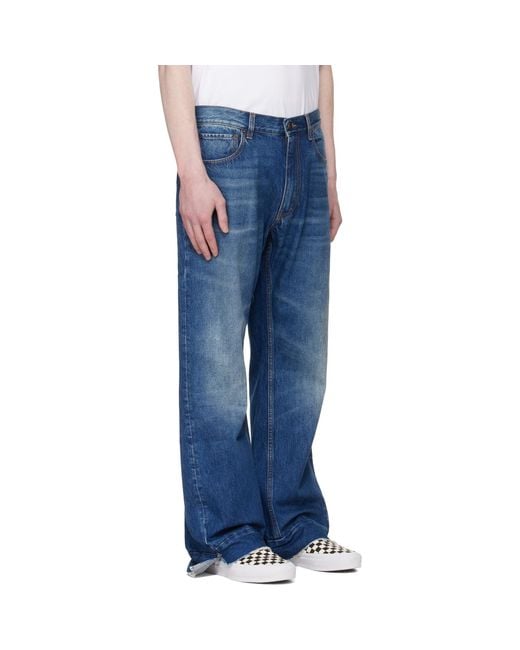 Vetements Blue Bootcut Jeans for men