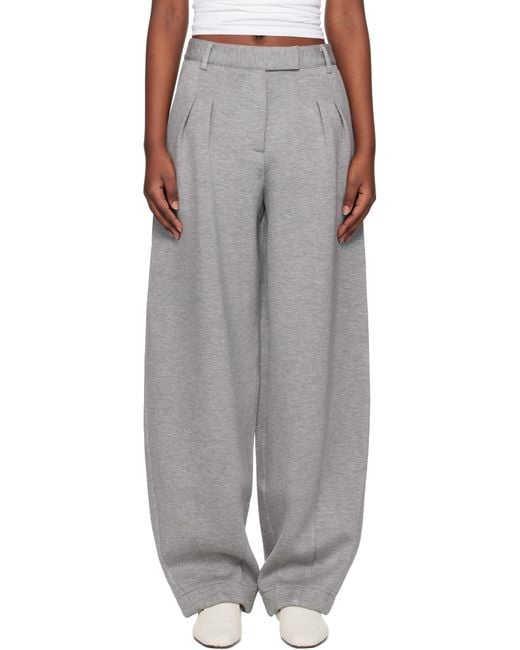 REMAIN Birger Christensen Black Soft Cocoon Trousers