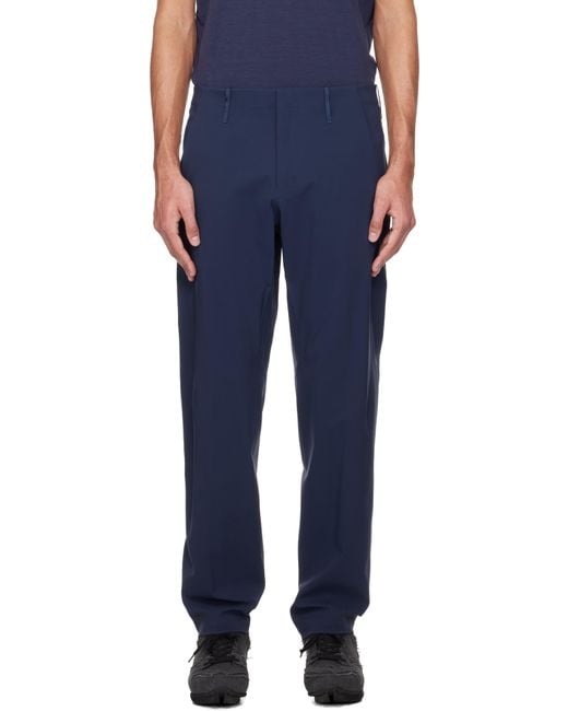 Veilance Blue Indisce Mx Trousers for men