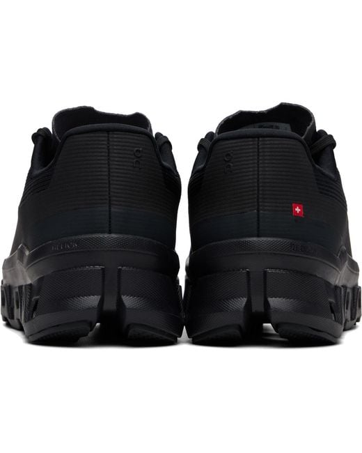 On Shoes Black Cloudmster Void Sneakers for men