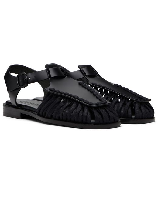 Hereu Black Alaro Sandals