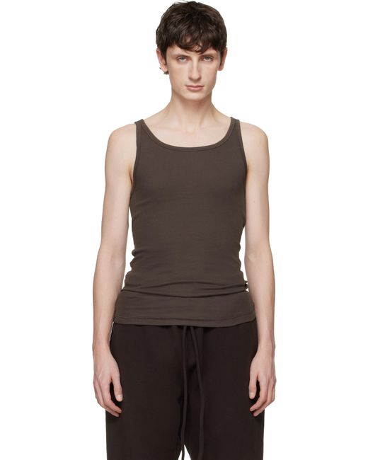 Skims メンズ ブラック マルチカラー Cotton Rib タンクトップ 3枚 