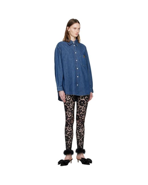 Valentino Blue Chambray Shirt