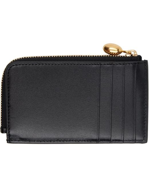 Jil Sander Black Goji Envelope Card Holder