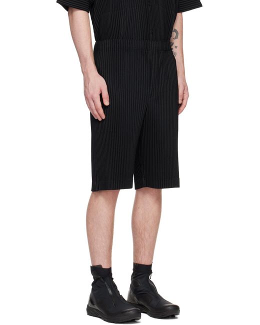 Homme Plissé Issey Miyake Homme Plissé Issey Miyake Black Monthly Color May Shorts for men