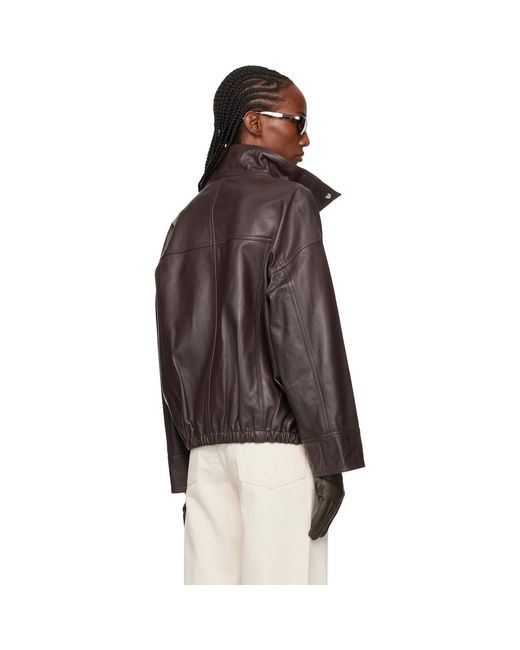 Rohe Brown Reinvented Leather Jacket
