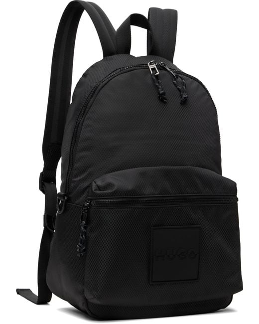 Sac À Dos Noir En Tissu Antidéchirures HUGO pour homme en coloris Black