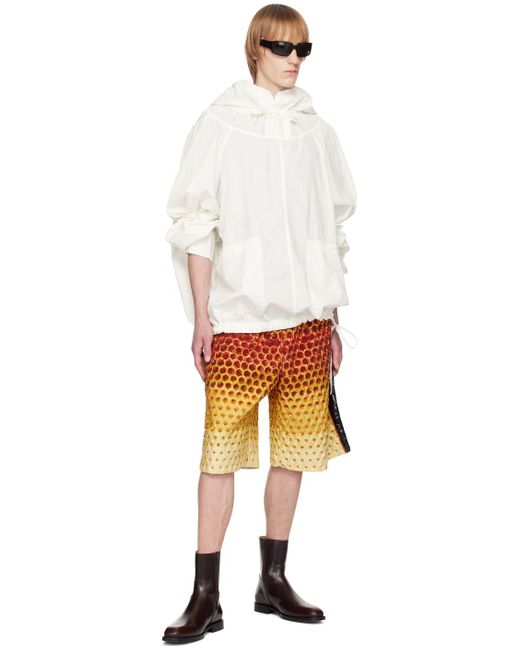Dries Van Noten Off-white Drawstring Jacket for men