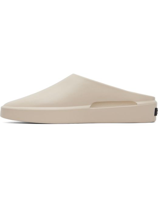 Fear Of God White Essentials California 1.0 Mule Loafers for men