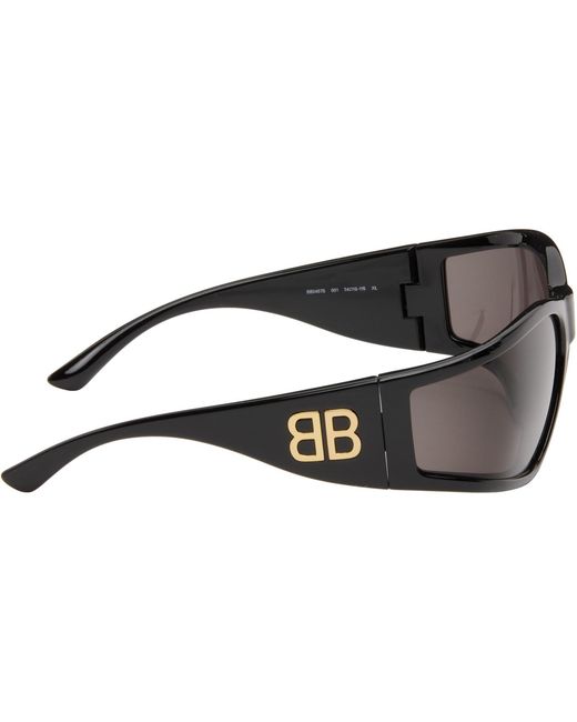 Balenciaga Black Sunset D-Frame Sunglasses for men