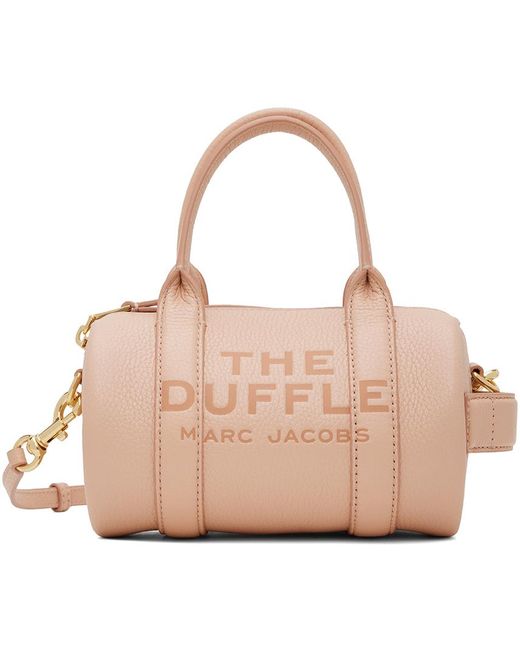Marc Jacobs Pink 'the Leather Mini' Duffle Bag