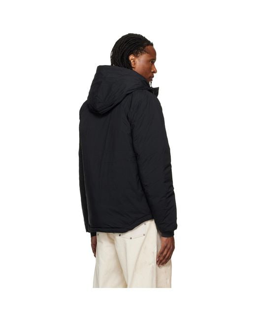 Canada Goose Black Lodge Hoodie Down Jacket for men