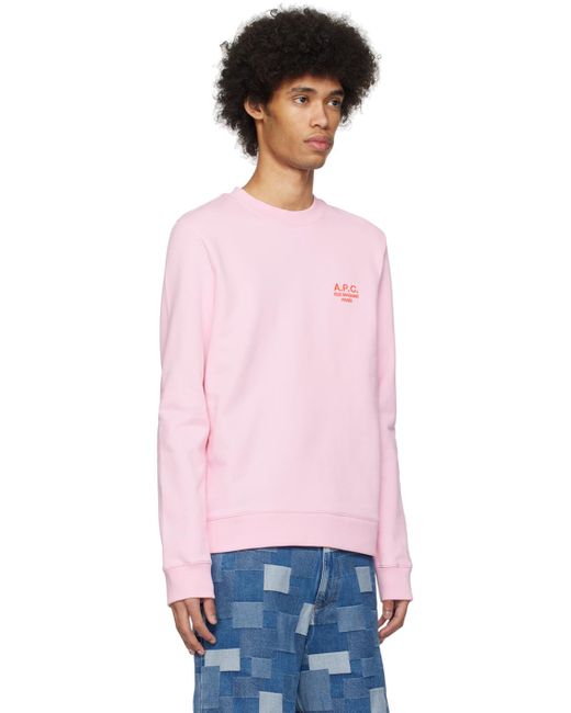 A.P.C. . Pink Rider Sweatshirt for men