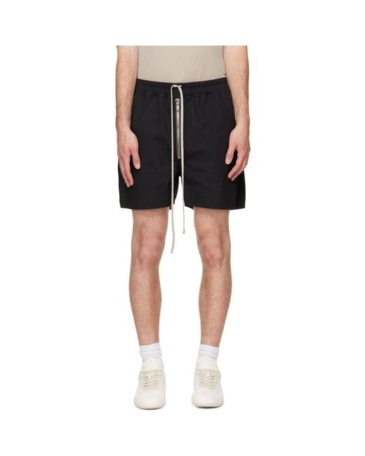 Rick Owens Black Tower Bela Boxer Shorts for men