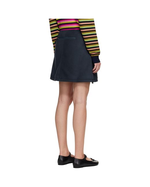 Sandy Liang Black Polar Miniskirt