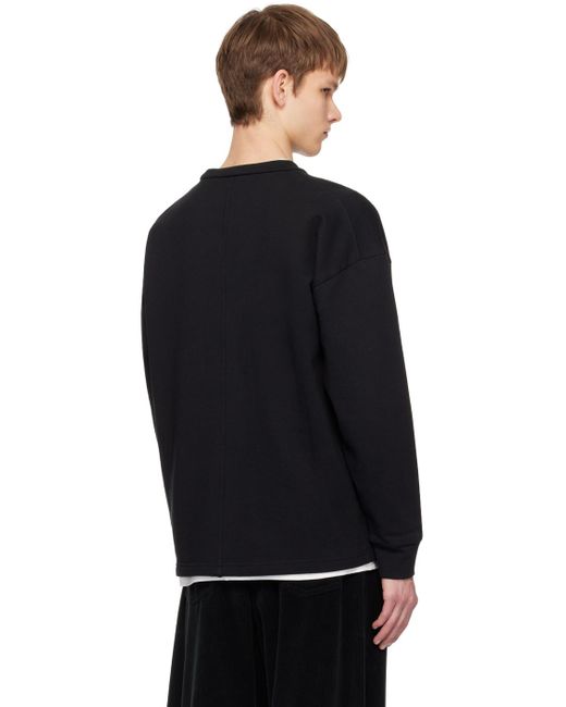 The Row Black Ezan Sweatshirt for men