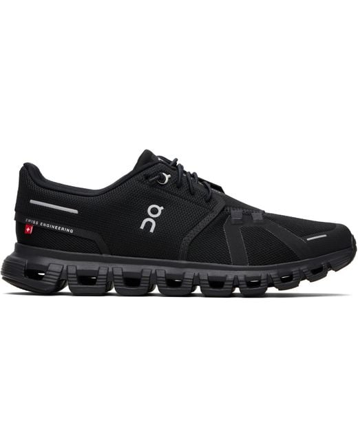 On Shoes Black Cloud 6 Sneakers for men