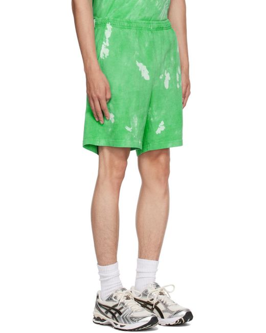 Sporty & Rich Green 'wellness' Ivy Shorts for men