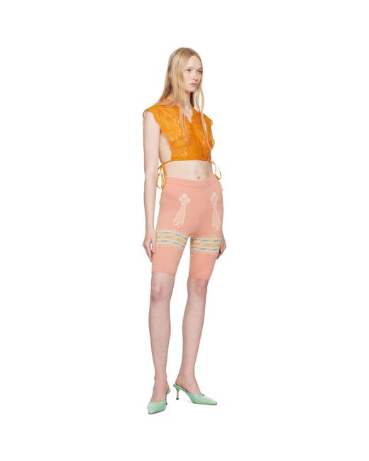 Conner Ives Pink Bike Shorts
