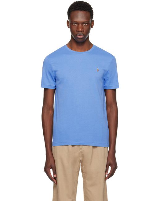 T-shirt bleu à coupe classique Polo Ralph Lauren pour homme en coloris Blue